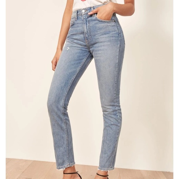 Reformation Julia High Cigarette Jean - Picture 3 of 7